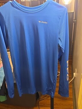 Columbia Long Sleeve Performance Tee - Royal Blue